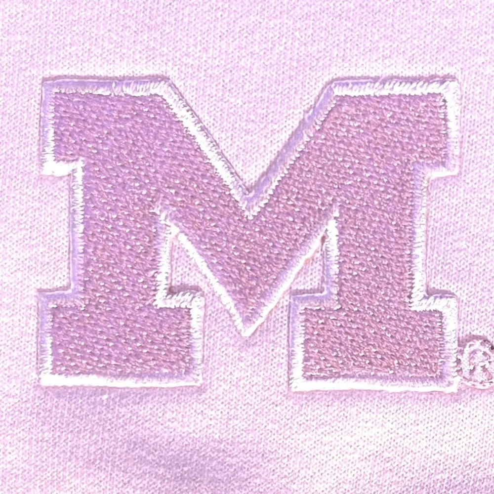 UNIVERSITY OF MICHIGAN (UofM) Pink Infant Booties in Protective Case, NWT